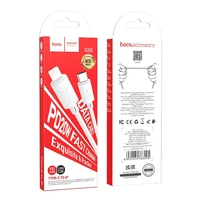 Kabelis USB C uz Lightning Hoco PD 2,4A 20W 1 m X88 balts