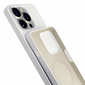 3mk Hardy Silikona MagCase iPhone 14 Pro Max - balts