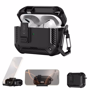 Tech-Protect Carbonox MagSafe Чехол для AirPods Pro - чёрный