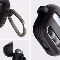 Spigen Rugged Armor viedtālruņa apvalks Samsung Galaxy Buds 3 / 3 Pro - melns
