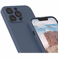 Maciņš "Silicone" Xiaomi Redmi Note 13 Pro 4G / Poco M6 Pro 4G zils