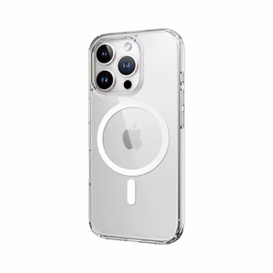 Rock Crystal Series Magnētiskais viedtālruņa apvalks Iphone 16 Plus caurspīdīgs