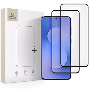 Tech-Protect Glass Fit+ 2-komplekts rūdītais stikls Samsung Galaxy S25 FE - melns