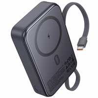 Ārējā baterija Power Bank Hoco Q44A 45W Magnetic 20000mAh melna