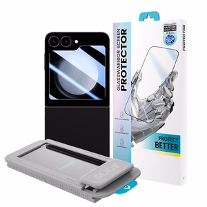 Benks Warrior HD rūdīts stikls priekš Samsung Galaxy Z Flip 6, melns