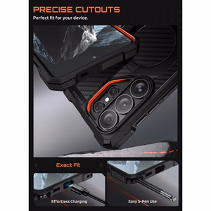 Supcase UB Grip Mag MagSafe futrālis Samsung Galaxy S26 Ultra - Melns