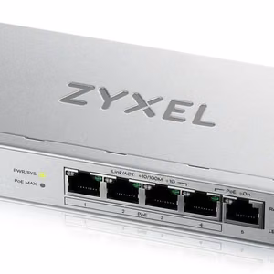 Zyxel GS1200-5HP v3 – pārvaldāms L2, gigabitu Ethernet, tīkla komutators, PoE, pelēks