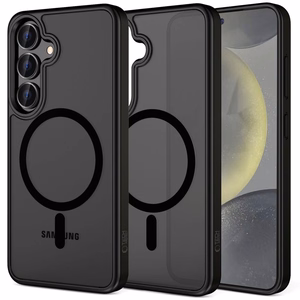 Tech-Protect MagMat MagSafe viedtālruņa apvalks Samsung Galaxy S25 FE - matēta melna