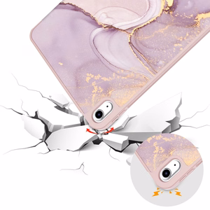 Tech-Protect SC Pen viedtālruņa apvalks iPad 10.9" 2022 - rozā marmors