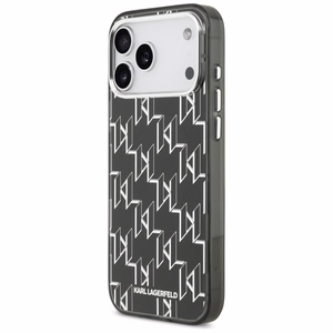 Karl Lagerfeld IML KL Monogramma Magnētiskais apvalks iPhone 17 Pro Max - melns