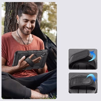 Tech-Protect Solid360 viedtālruņa apvalks Samsung Galaxy Tab A9+ 11.0 X210 / X215 / X216 - melns