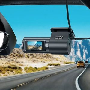 Auto kamera Hoco ar displeju 1,47" 2K + aizmugurējā kamera 720P/25fps DV8 melna