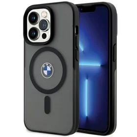 BMW IML Signature magnētiskais viedtālruņa apvalks iPhone 15 Pro - melns