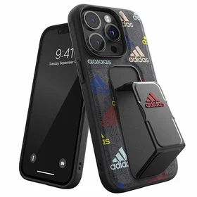 Adidas SP Viedtālruņa apvalks Grip iPhone 14 Pro melns/melns/krāsains 50251