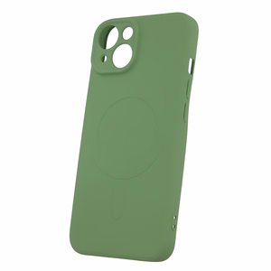 Maciņš Simple Color Mag priekš iPhone 16e / 17e gaiši zaļš