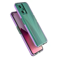 Spring viedtālruņa apvalks Realme 9 Pro silikona pārvalks ar rāmi melns
