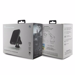 BMW BMMWCCDTPK 15W indukcijas turētājs stiklam/režģim melns/melns MagSafe Signature Edition