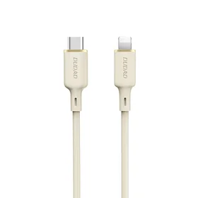 Dudao L7SCL USB-C - Lightning kabelis 30W 2m - bēšs