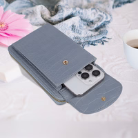 Adīts maciņš telefonam GCW12 zils