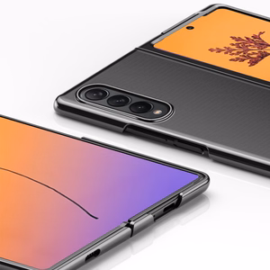 Plating viedtālruņa apvalks Samsung Galaxy Z Fold 4 ar metālisku rāmi zils