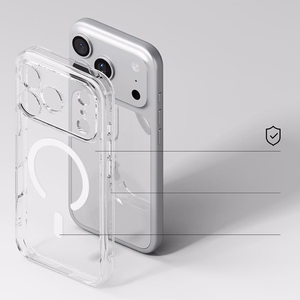 Ringke Fusion Magnētiskais viedtālruņa apvalks iPhone 17 Pro - caurspīdīgs