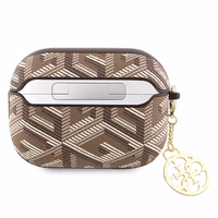 Guess GUAP2PGCE4CW apvalks AirPods Pro 2 - brūns GCube Charm
