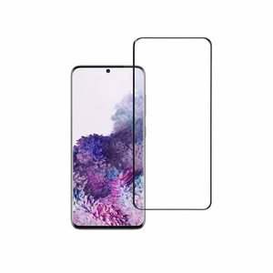 Закалённое стекло для Samsung Galaxy S20 (full glue / case friendly) Blue Star 5D чёрное