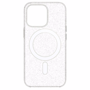 TEL PROTECT MagSilicone Caurspīdīgs Viedtālruņa apvalks Iphone 15 Pro Max ar spīdumiem