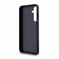 Guess 4G Big Metal Logo viedtālruņa apvalks Samsung Galaxy A35 - brūns