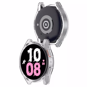 Rūdīta stikla korpuss 360 grādu pārklājums Samsung Watch Active 2 44mm caurspīdīgs
