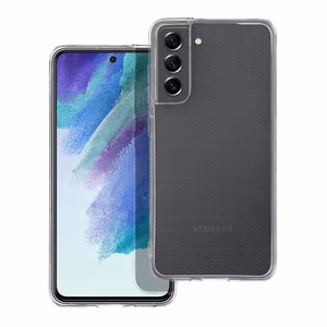 Caurspīdīgs viedtālruņa apvalks 2 mm SAMSUNG S21 FE (kameras aizsardzība) caurspīdīgs