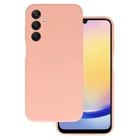 Silicone Lite viedtālruņa apvalks Samsung Galaxy A25 5G persikains