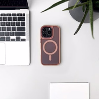 Mirdzošs magnētiskais viedtālruņa apvalks iPhone 16e - rozā