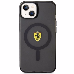 Ferrari FEHMP14MURKK iPhone 14 Plus 6.7" melns/melns cietais apvalks Translucent Magnētiskais