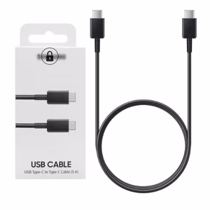 USB Cable Samsung EP-DN975BBEGWW Black 100cm "Type-C/Type-C" (up to 5A) / original package