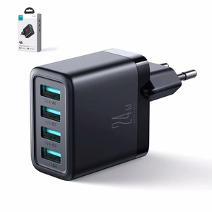 Lādētājs Joyroom JR-TCN03 melns 24W (4xUSB)