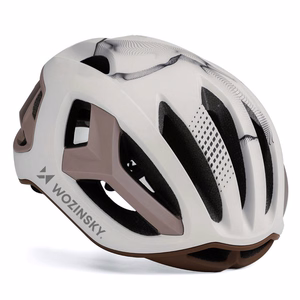 Wozinsky īpaši viegla šosejas velosipēda ķivere, 54–58 cm – pelēkbrūna