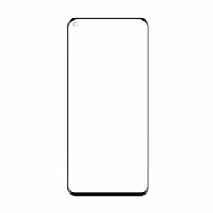 Outer Screen Glass Compatible With Xiaomi Mi 11 Ultra Black Original