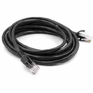 Cable Cat5E UTP, 3m, black