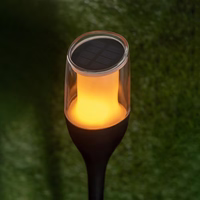 Forever Light Solar torch LED lampa SUNARI FLS-230 melns