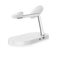 Tech-Protect A12 3in1 MagSafe indukcijas lādētājs viedtālrunim / austiņām / viedpulkstenim - balts