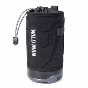 WILDMAN ceļojumu soma pudeles turētājam uz velosipēda stūres, 1L, R1, melna