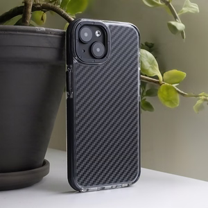 Acrylic Carbon maciņš for iPhone 16e / 17e melns