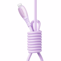 Joyroom S-A59 Vibrant Series 30W USB-C - Lightning kabelis 1.2m - violets
