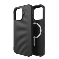 ZAGG Luxe Snap viedtālruņa apvalks ar MagSafe iPhone 15 Pro Max - melns
