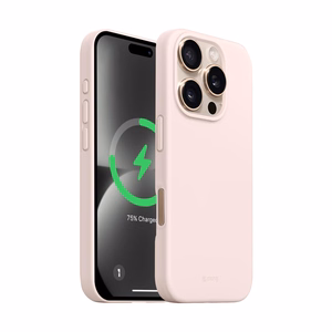 Crong Color Cover Magnetic MagSafe vāciņš ierīcei iPhone 16 Pro Max, smilšu rozā