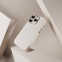 Puro Icon Mag Pro Magnētiskais silikona viedtālruņa apvalks iPhone 16 Pro - bēšs