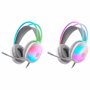 Defender Eclipse RGB austiņas baltas