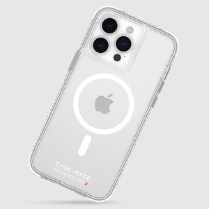Case-Mate Ultra Tough+ D3O MagSafe vāciņš ierīcei iPhone 15 Pro Max, caurspīdīgs