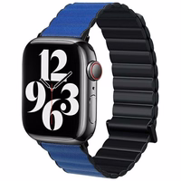 Beline Siksniņa Apple Watch Magnetic Pro 42/44/45/49mm melns/zils